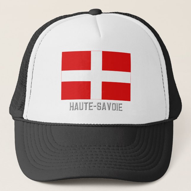 Casquette Drapeau de la Haute-Savoie avec le nom (Devant)