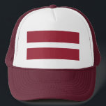Casquette Drapeau de la Lettonie<br><div class="desc">Drapeau patriotique de la Lettonie.</div>