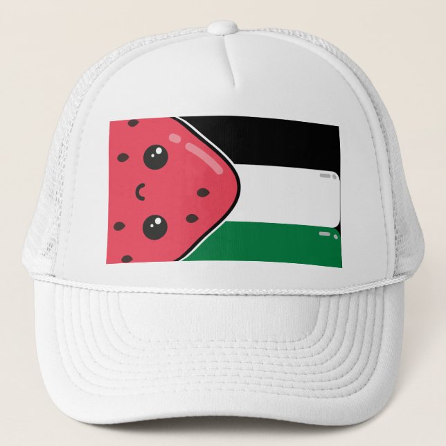 Casquette Drapeau de la Palestine mignonne avec Palestin san (Devant)