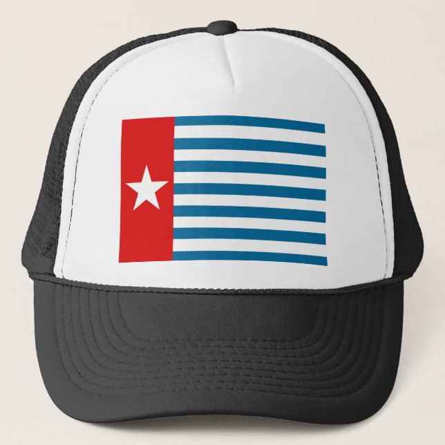Casquette Drapeau de la Papouasie occidentale, Indonésie (Devant)