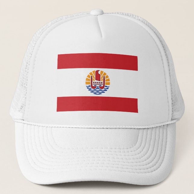 Casquette Drapeau de la Polynésie française (Devant)
