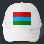 Casquette Drapeau de la République de Karelia<br><div class="desc">Drapeau patriotique de la République de Karélie.</div>