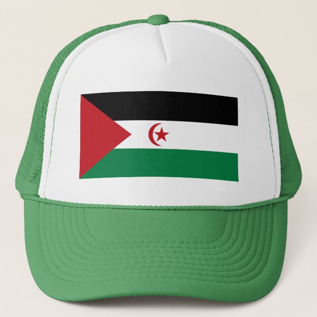 Casquette Drapeau de la République démocratique arabe sahrao (Devant)