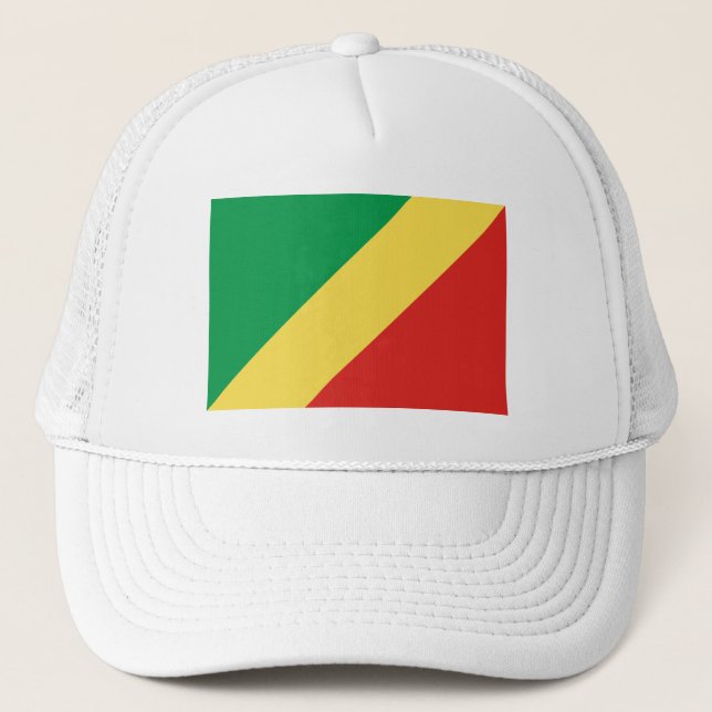 Casquette Drapeau de la République du Congo (Devant)