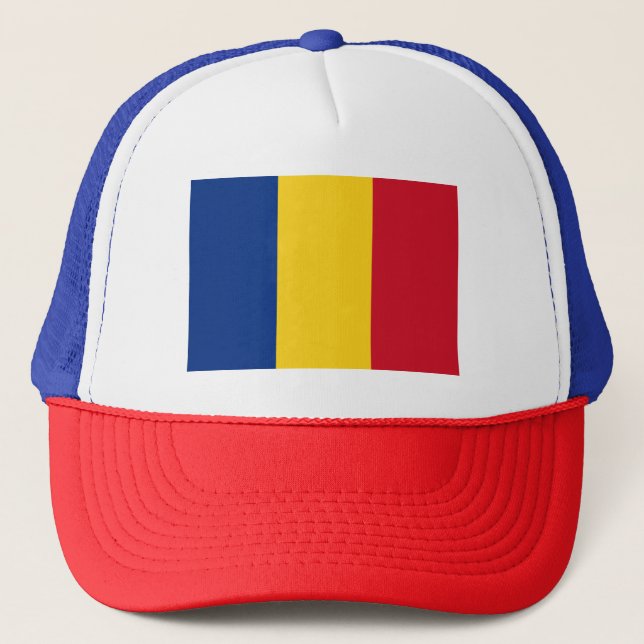 Casquette Drapeau de la Roumanie (Devant)