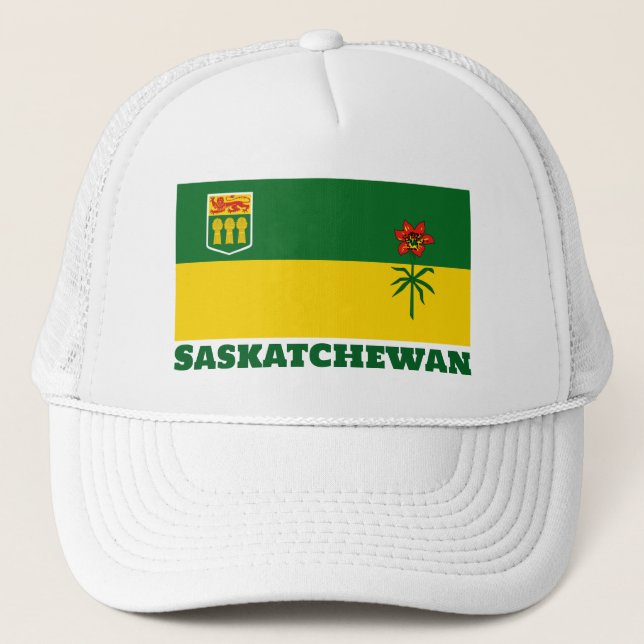 Casquette Drapeau de la Saskatchewan (CANADA) (Devant)