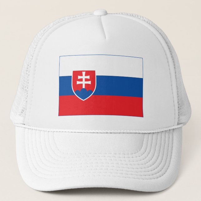 Casquette Drapeau de la Slovaquie (Devant)