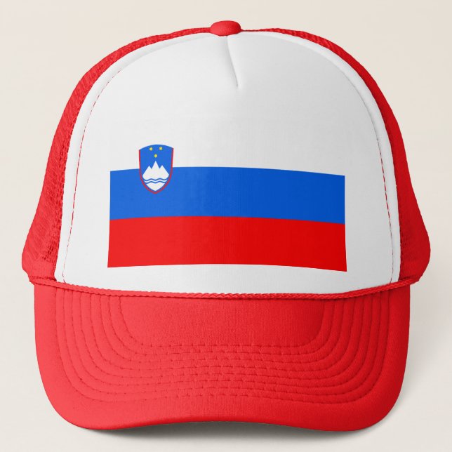 Casquette drapeau de la Slovénie (Devant)