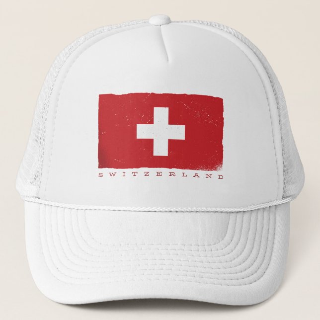 Casquette Drapeau de la Suisse (Devant)