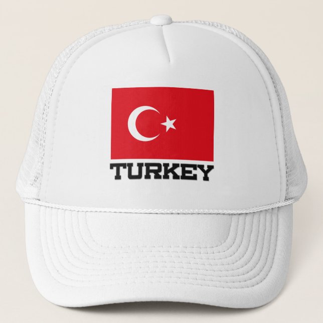 Casquette Drapeau de la Turquie (Devant)