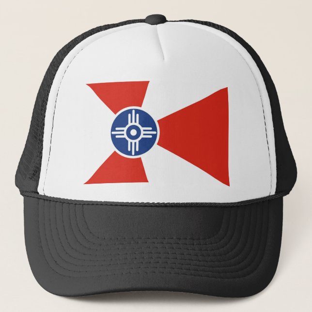 Casquette Drapeau de la ville de Wichita Kansas Etat Amériqu (Devant)