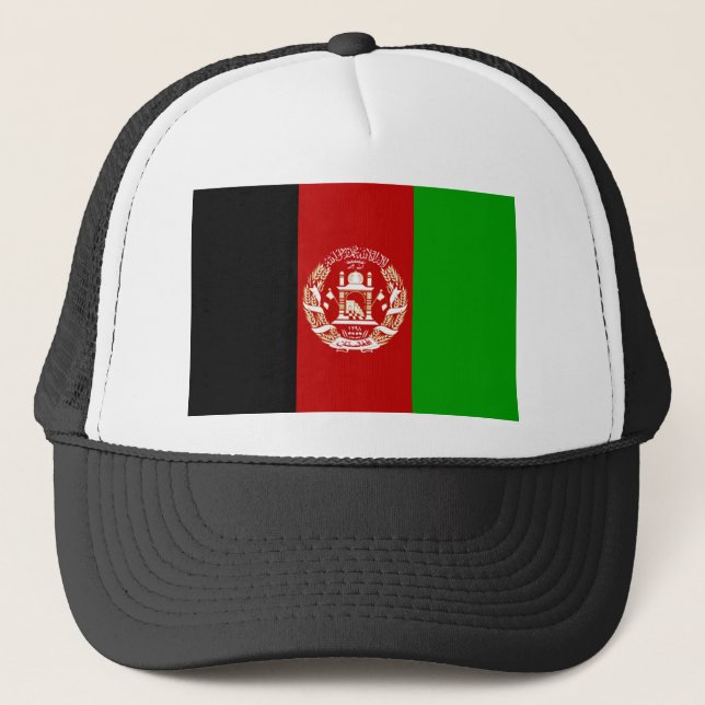 Casquette Drapeau de l'Afghanistan (Devant)