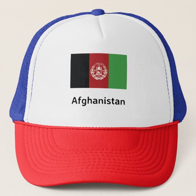 Casquette Drapeau de l'Afghanistan (Devant)