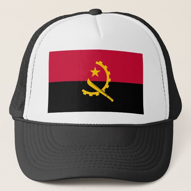 Casquette Drapeau de l'Angola (Devant)