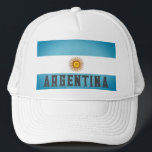 Casquette Drapeau de l'Argentine<br><div class="desc">Drapeau de l'Argentine.</div>