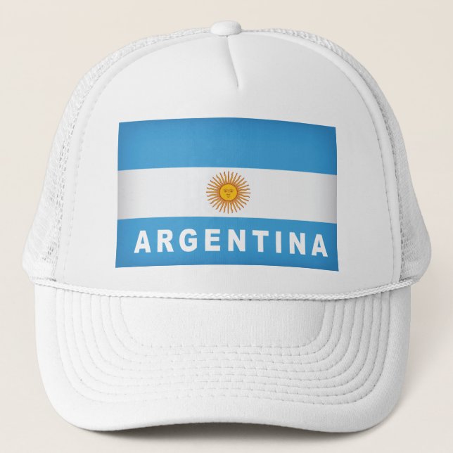 Casquette Drapeau de l'Argentine (Devant)