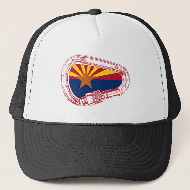 Casquette Drapeau de l'Arizona Escalade carabiner (Devant)