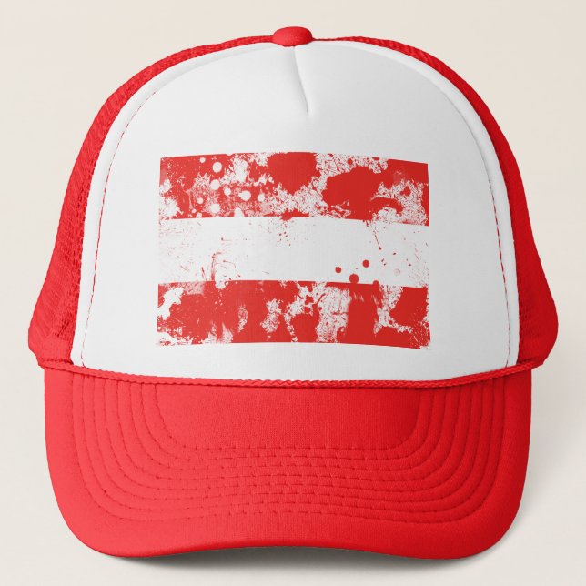Casquette Drapeau de l'Autriche (Devant)
