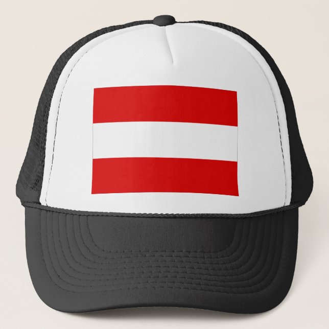 Casquette Drapeau de l'Autriche (Devant)
