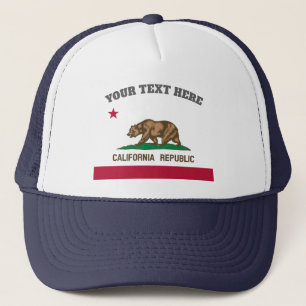 Casquette drapeau de l'état de la République de Californie c
