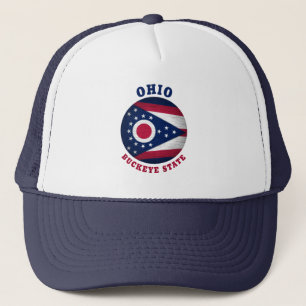 Casquette Drapeau de l'État de l'OHIO BUCKEYE Chapeau de cam