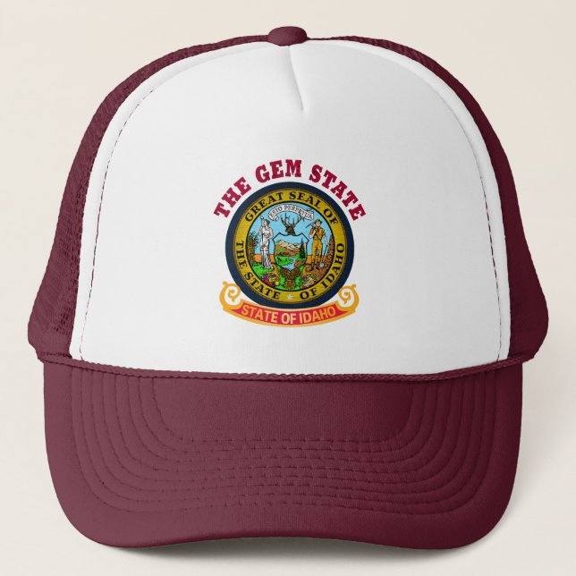 Casquette Drapeau de l'État des CARREFOURS DE L'IDAHO (Devant)