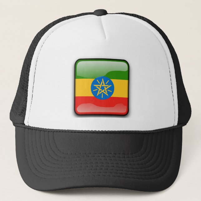 Casquette Drapeau de l'Éthiopie (Devant)