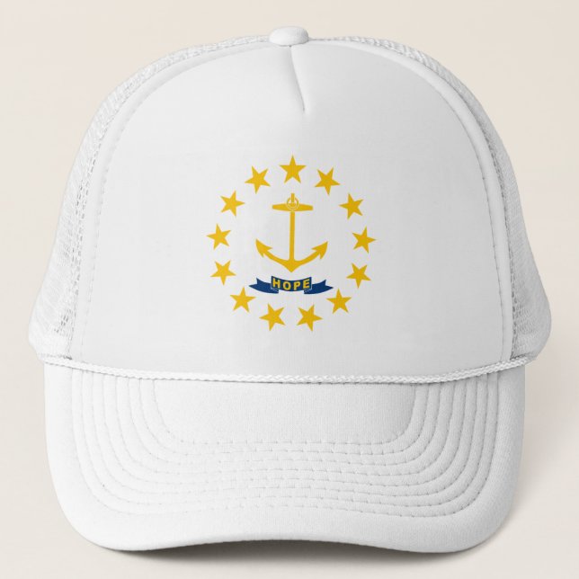 CASQUETTE DRAPEAU DE L'ÎLE DE RHODE (Devant)