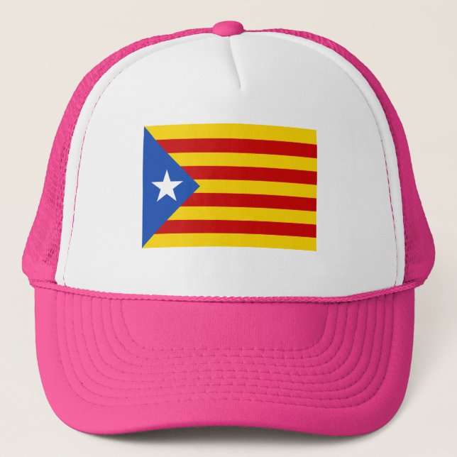 Casquette Drapeau de l'indépendance catalane "L'Estelada Bla (Devant)