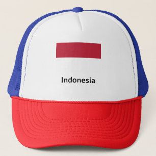 Casquette Drapeau de l'Indonésie