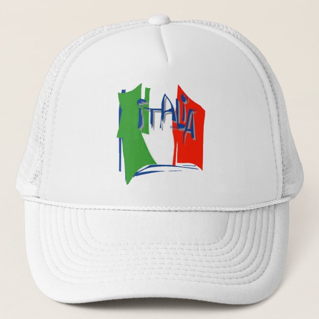 Casquette Drapeau de l'Italie (Devant)