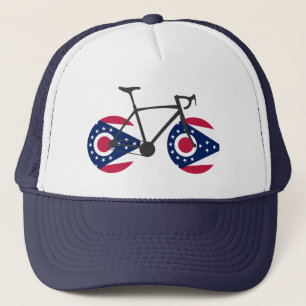 Casquette Drapeau de l'Ohio à vélo