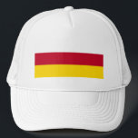 Casquette Drapeau de l'Ossétie du Nord<br><div class="desc">Drapeau patriotique de l'Ossétie du Nord Alanie.</div>