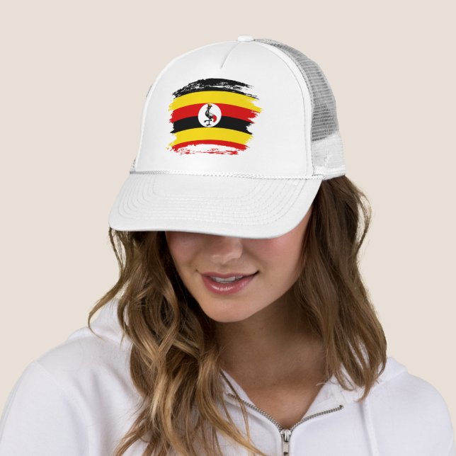 Casquette Drapeau de l'Ouganda (En situation)