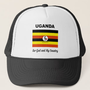 Casquette Drapeau de l'Ouganda, étiqueté