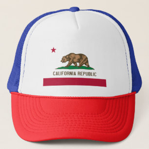 Casquette Drapeau de l'ours de Californie : État de Cali Gol
