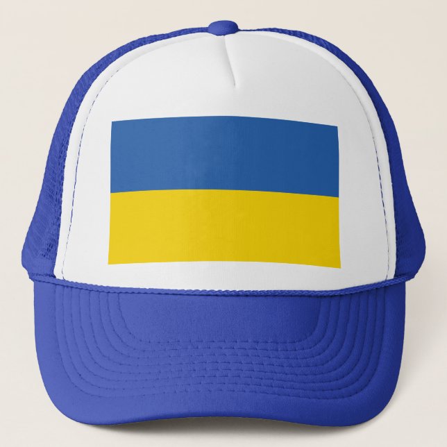 CASQUETTE DRAPEAU DE L'UKRAINE (Devant)