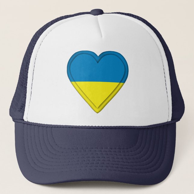 Casquette Drapeau de l'Ukraine (Devant)