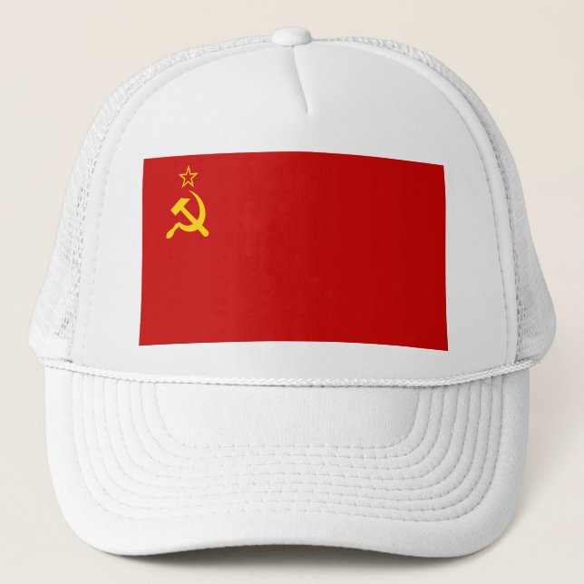 Casquette Drapeau de l'Union soviétique URSS communiste Fauc (Devant)