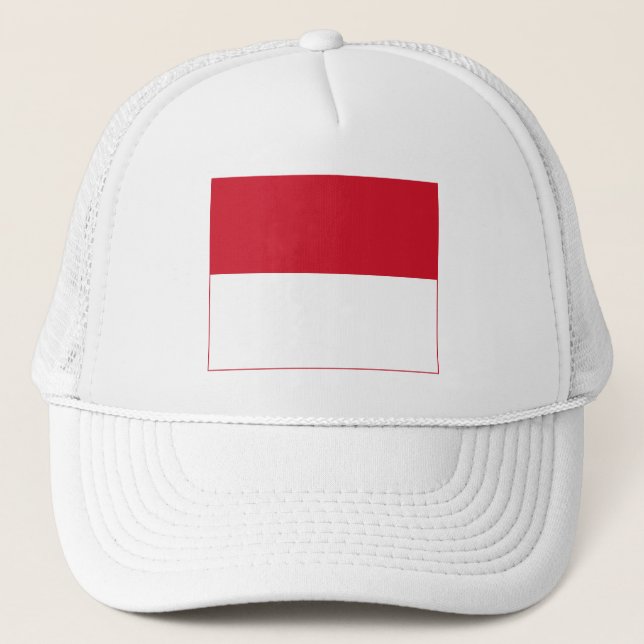 Casquette Drapeau de Monaco (Devant)