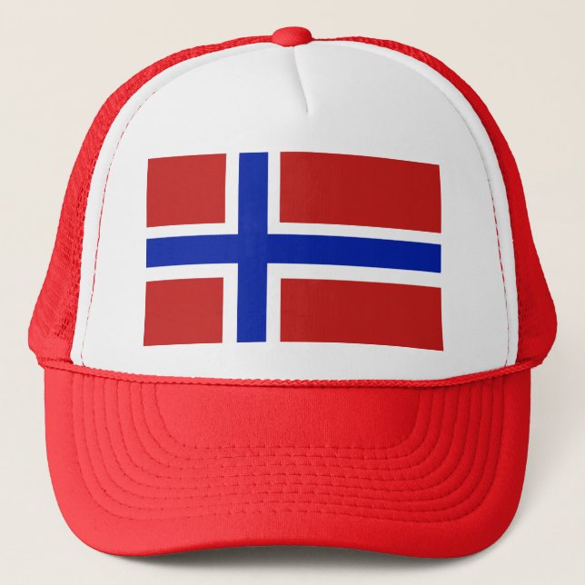Casquette Drapeau de Norvège Scandinave (Devant)