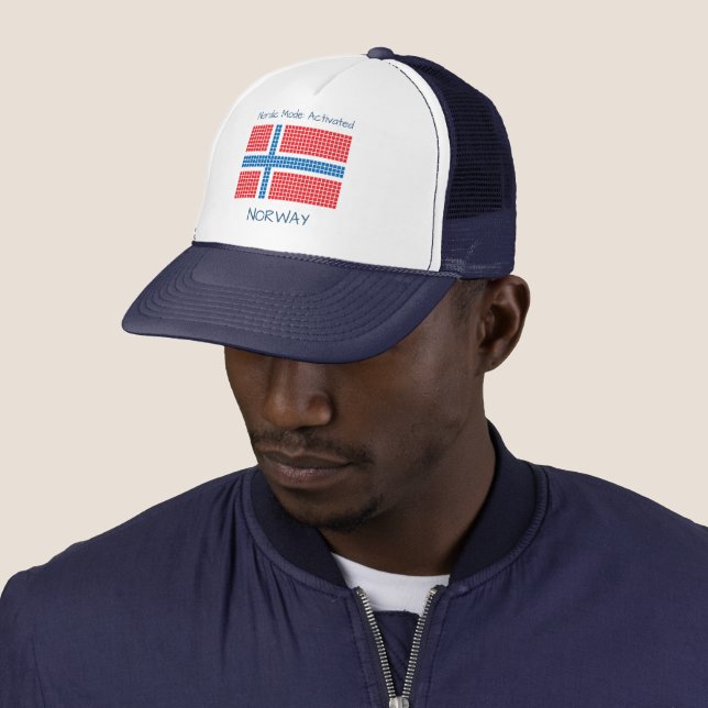 Casquette Drapeau de Norway (En situation)