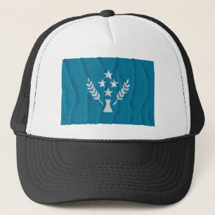 Casquette Drapeau de ondulation de Kosrae