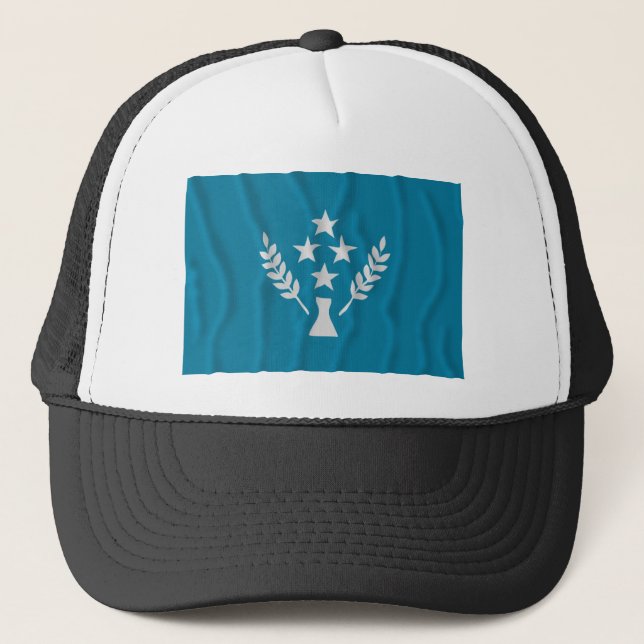 Casquette Drapeau de ondulation de Kosrae (Devant)