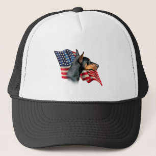 Casquette Drapeau de Pinscher de dobermann