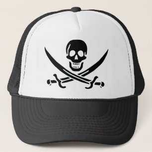 Casquette Drapeau de pirate authentique de Jack Rackam