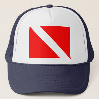 Casquette Drapeau de plongée Plongeur en apnée Plongeur en b