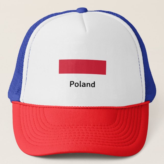 Casquette Drapeau de Pologne (Devant)