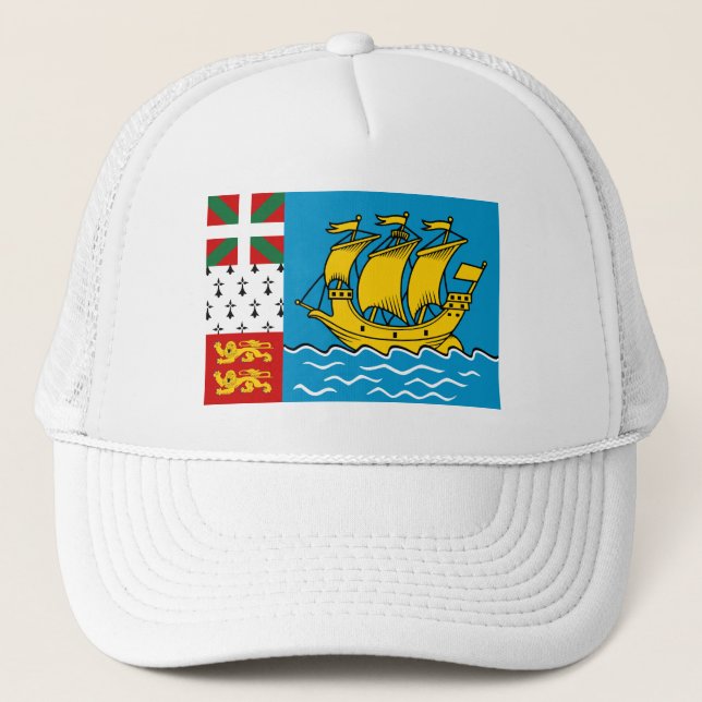 Casquette Drapeau de Saint-Pierre-et-Miquelon (Devant)