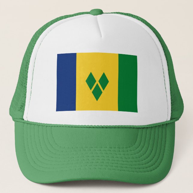 Casquette Drapeau de Saint-Vincent (Devant)